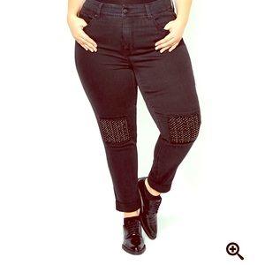 Melissa McCarty/Seven7 Black Skinny Jeans